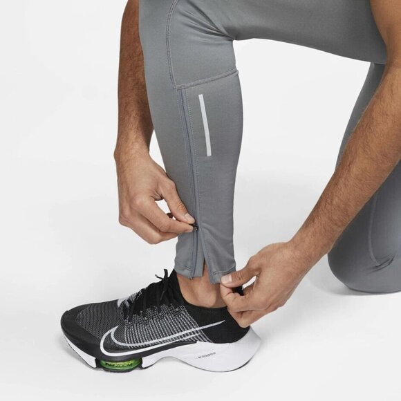 Nike Dri-FIT Challenger Mens Running Tights Smoke Grey Size CZ8830-084 NEW - Picture 3 of 16